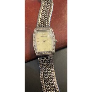 Women's 25mm silver Tone Regency Watch, MOP Face, Multistring Band